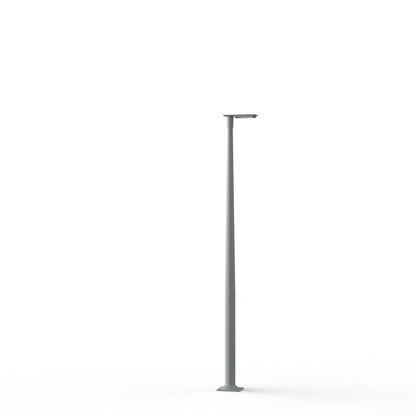 Lampadaire Hector N°2 LED asym 26W 3000K Gris soie 105 182014105