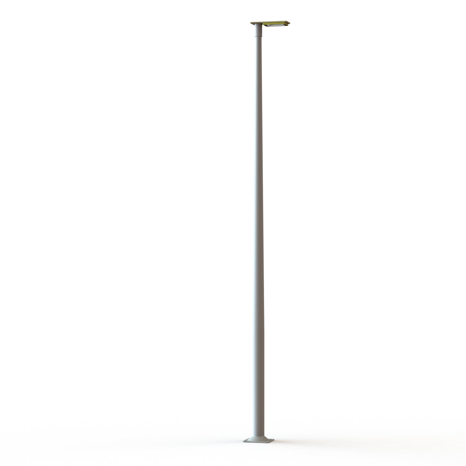 Lampadaire Hector N°3 LED sym 26W 3000K Jaune souffre 068 support Gris 105 182219068