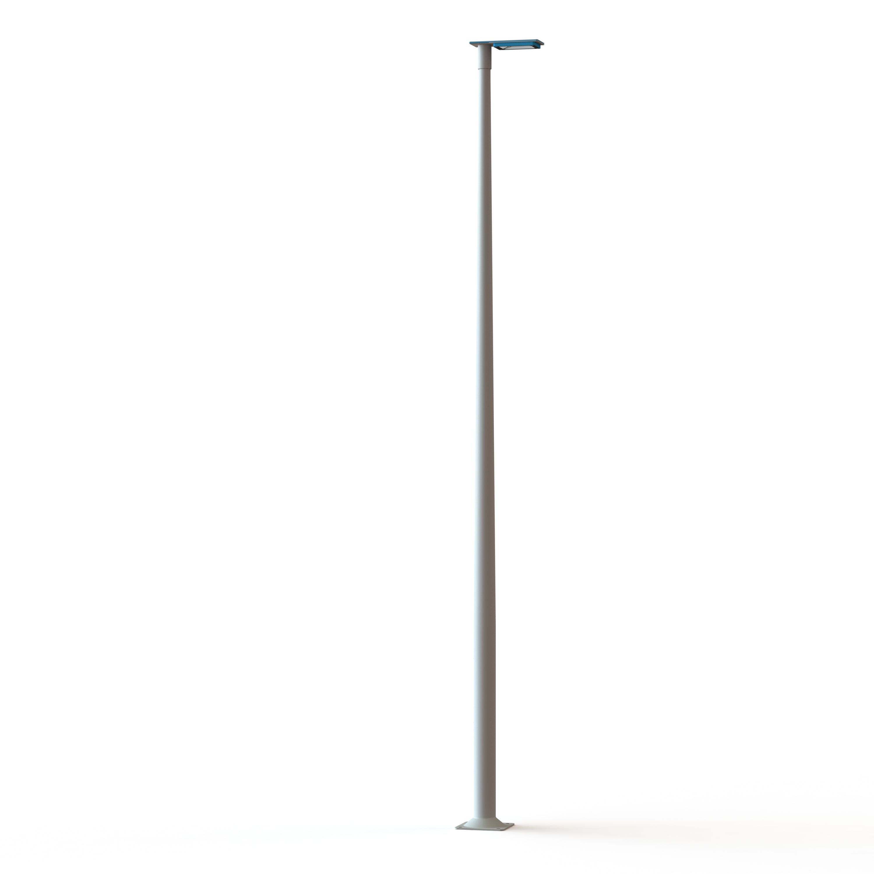 Lampadaire Hector N°3 LED Sym 26W 2700K Bleu 134, Support Gris 105 182243134