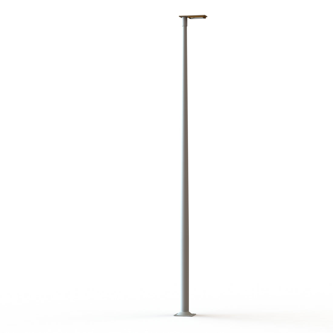 Lampadaire Hector N°3 LED Sym 35W 2700K Dali Orangé pur 014, Support Gris 105 182247014