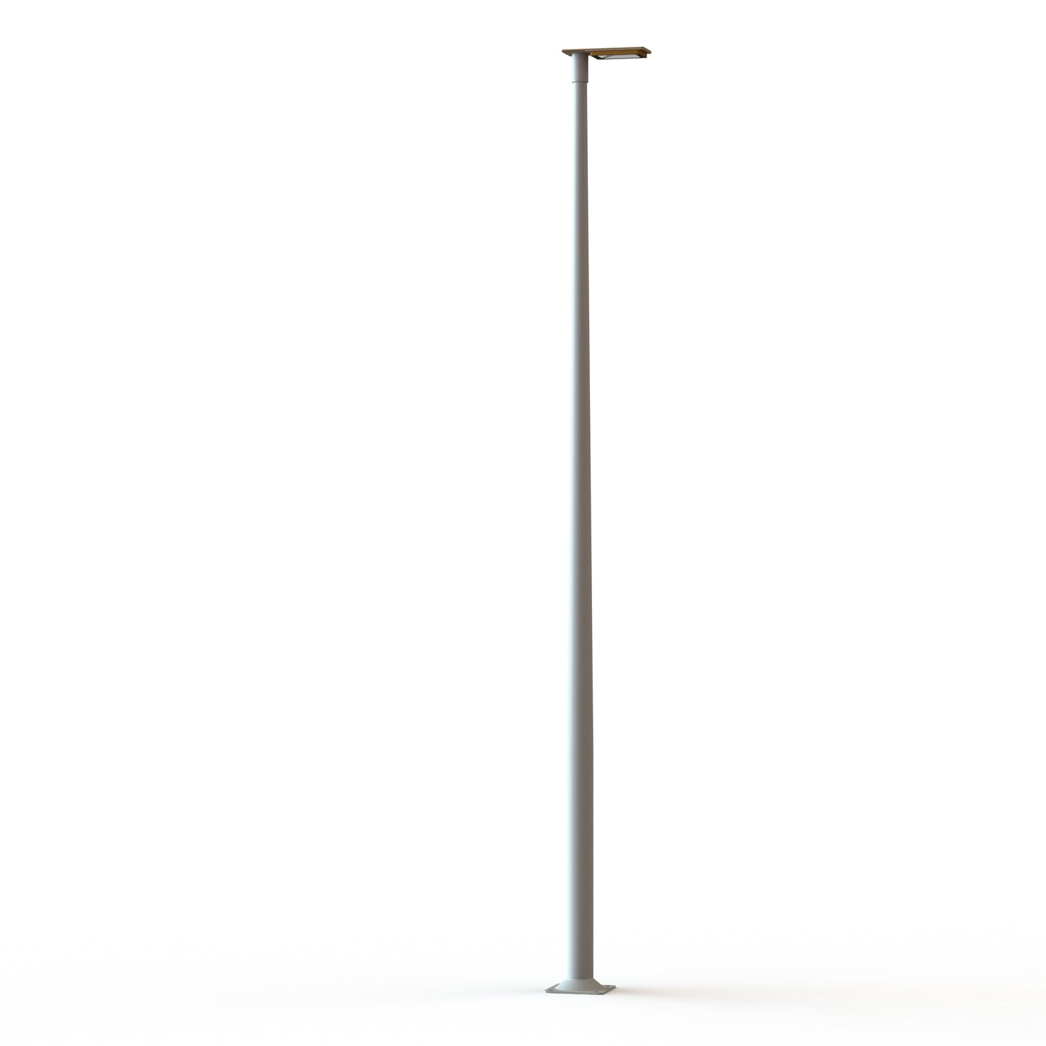 Lampadaire Hector N°3 LED Sym 35W 2700K Dali Orangé pur 014, Support Gris 105 182247014