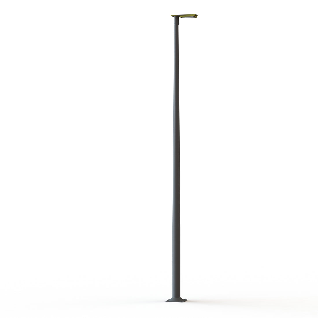 Lampadaire Hector N°3 LED sym 26W 3000K Jaune souffre 068 support Gris noir 107 182319068