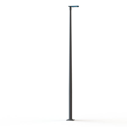 Lampadaire Hector N°3 LED sym 26W 3000K Bleu azur mat 134 support Gris noir 107 182319134