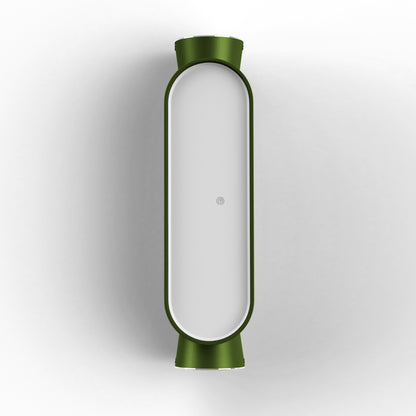 Applique Ibuk N°1 3000°k 40-40 Façade PC blanc Vert fougère 109 126003109