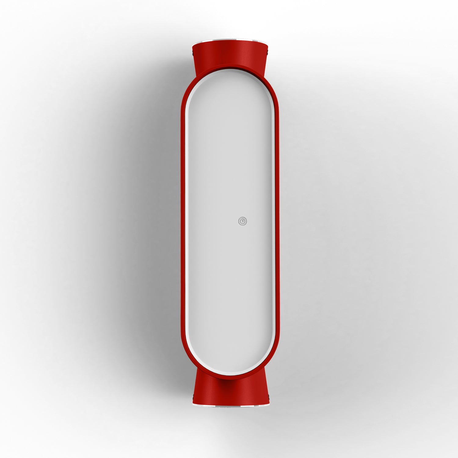 Applique Ibuk N°1 3000°k 40-40 Façade PC blanc Rouge tomate 110 126003110
