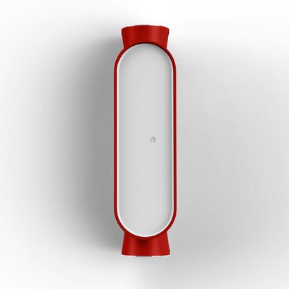 Applique Ibuk N°1 3000°k 40-40 Façade PC blanc Rouge tomate 110 126003110