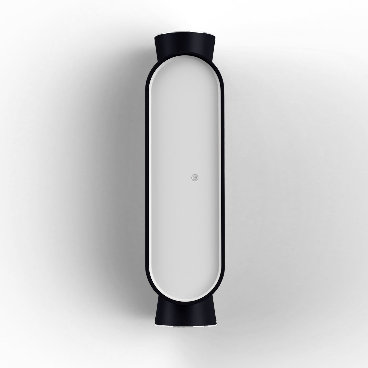 Applique Ibuk N°1 3000°k 10-10 Façade PC blanc Noir velours 113 126001113