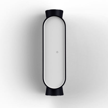 Applique Ibuk N°1 4300°k 10-10 Façade PC blanc Noir velours 113 126007113