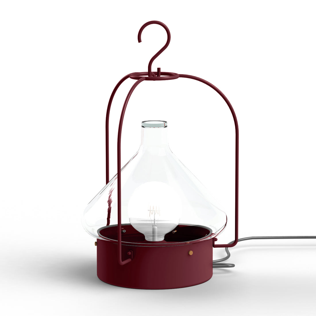 Luminaire mobile La Hutte n°2 Rouge vin 066 166002066