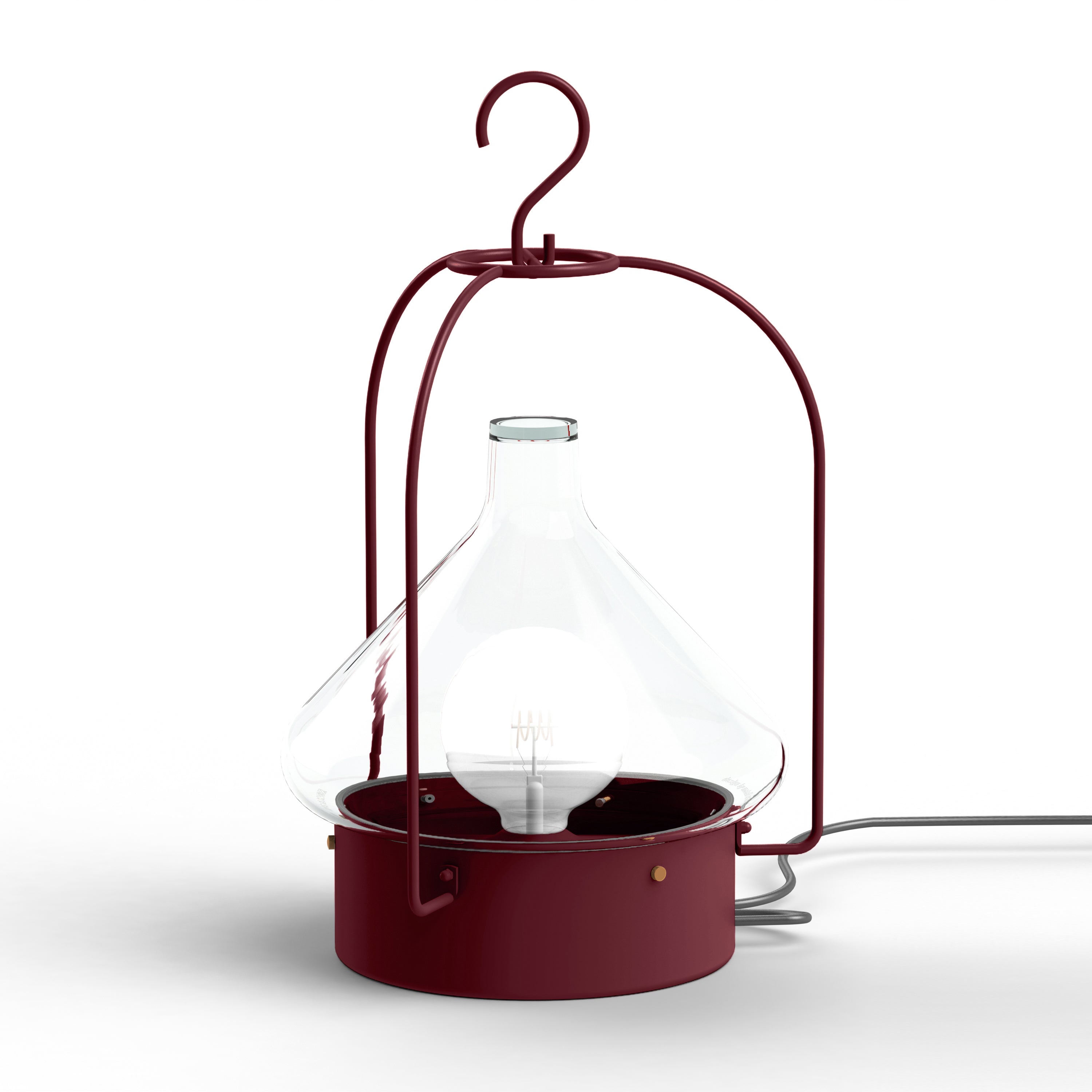 Luminaire mobile La Hutte n°2 Rouge vin 066 166002066