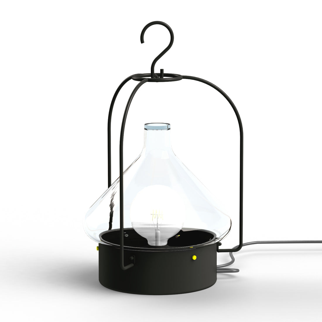 Luminaire mobile La Hutte N°2 Gris noir 107 166002107