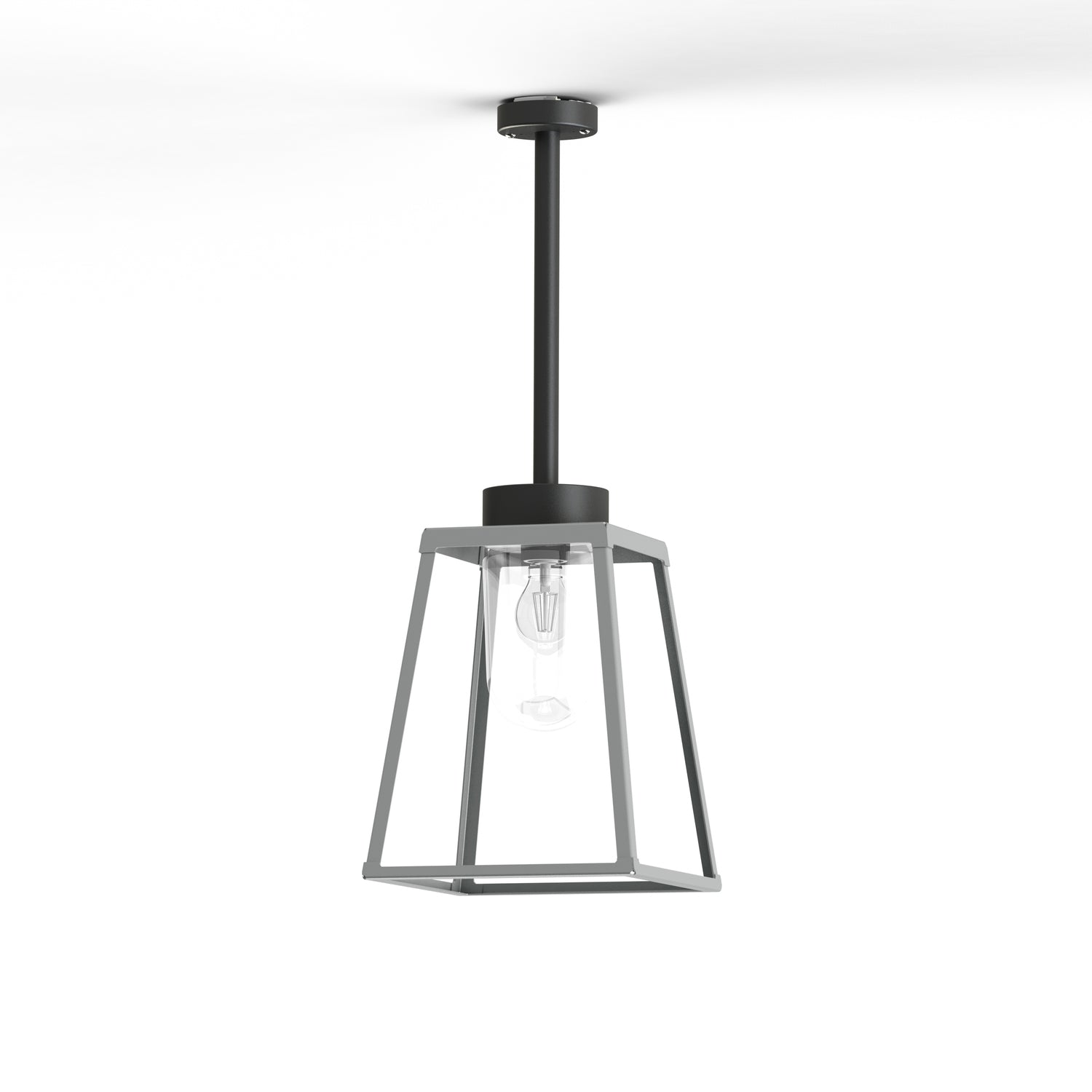 Plafonnier Lampiok 2 N°1 diffuseur clair Gris soie 105 - Gris noir 107 178001105