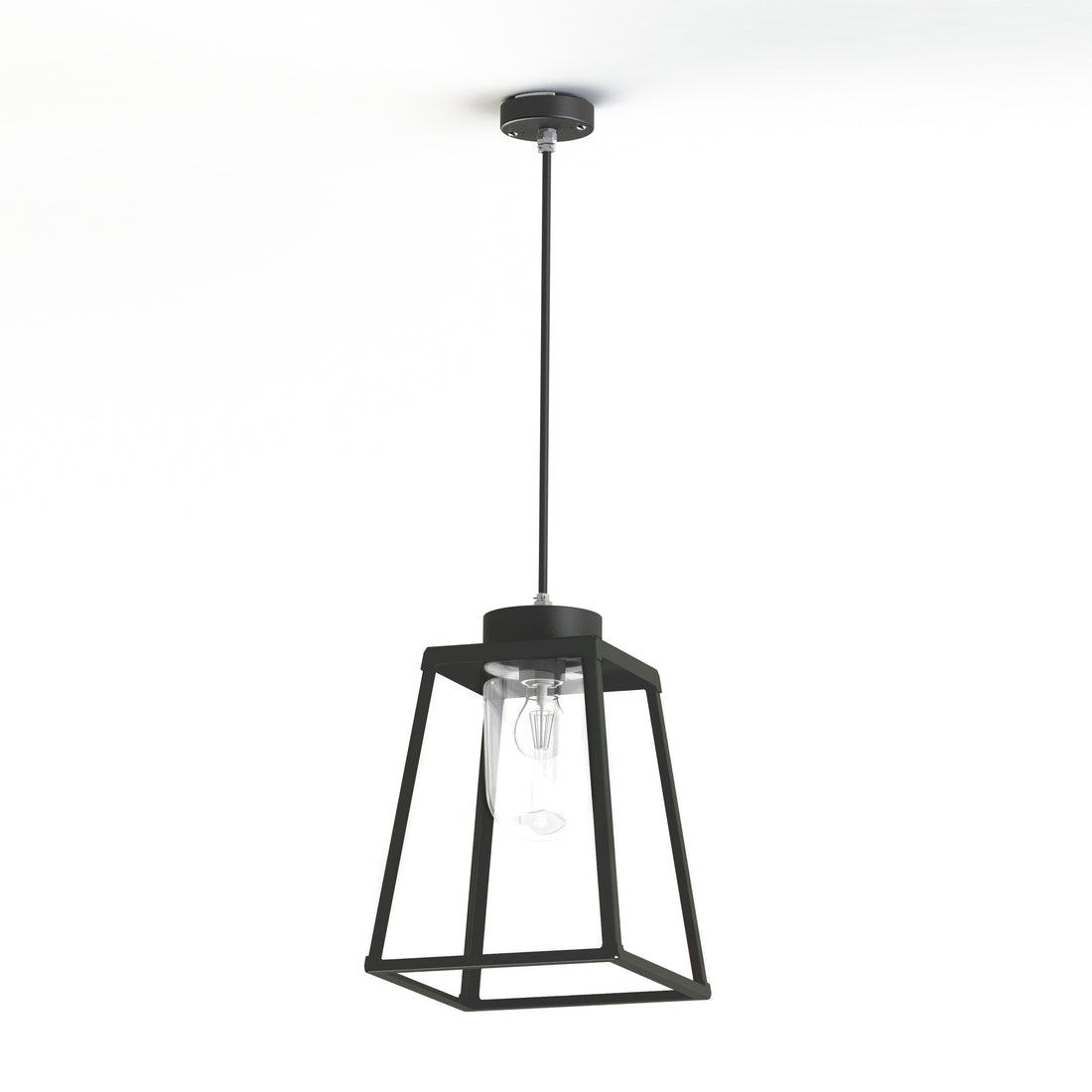 Suspension Lampiok 2 N°2 diffuseur clair Gris noir 107