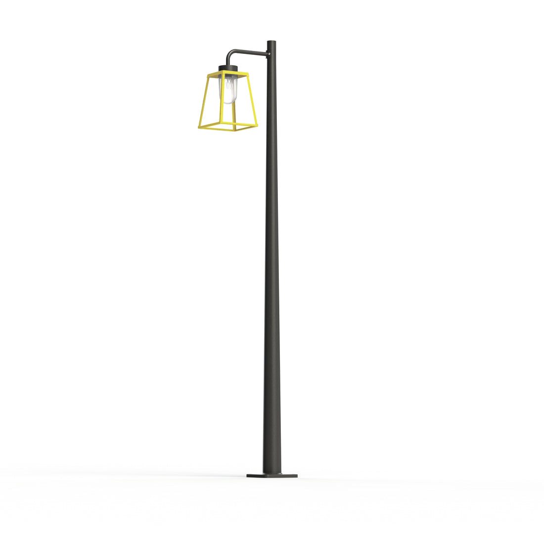 Lampadaire Lampiok 2 N°4 diffuseur clair Jaune soufre 068 - Gris noir 107 178011068