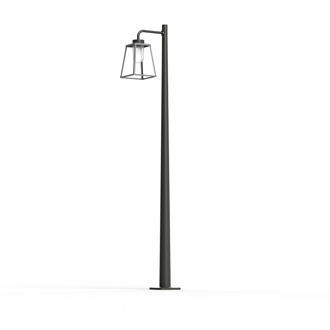 Lampadaire Lampiok 2 N°4 diffuseur clair Gris soie 105 - Gris noir 107 178011105