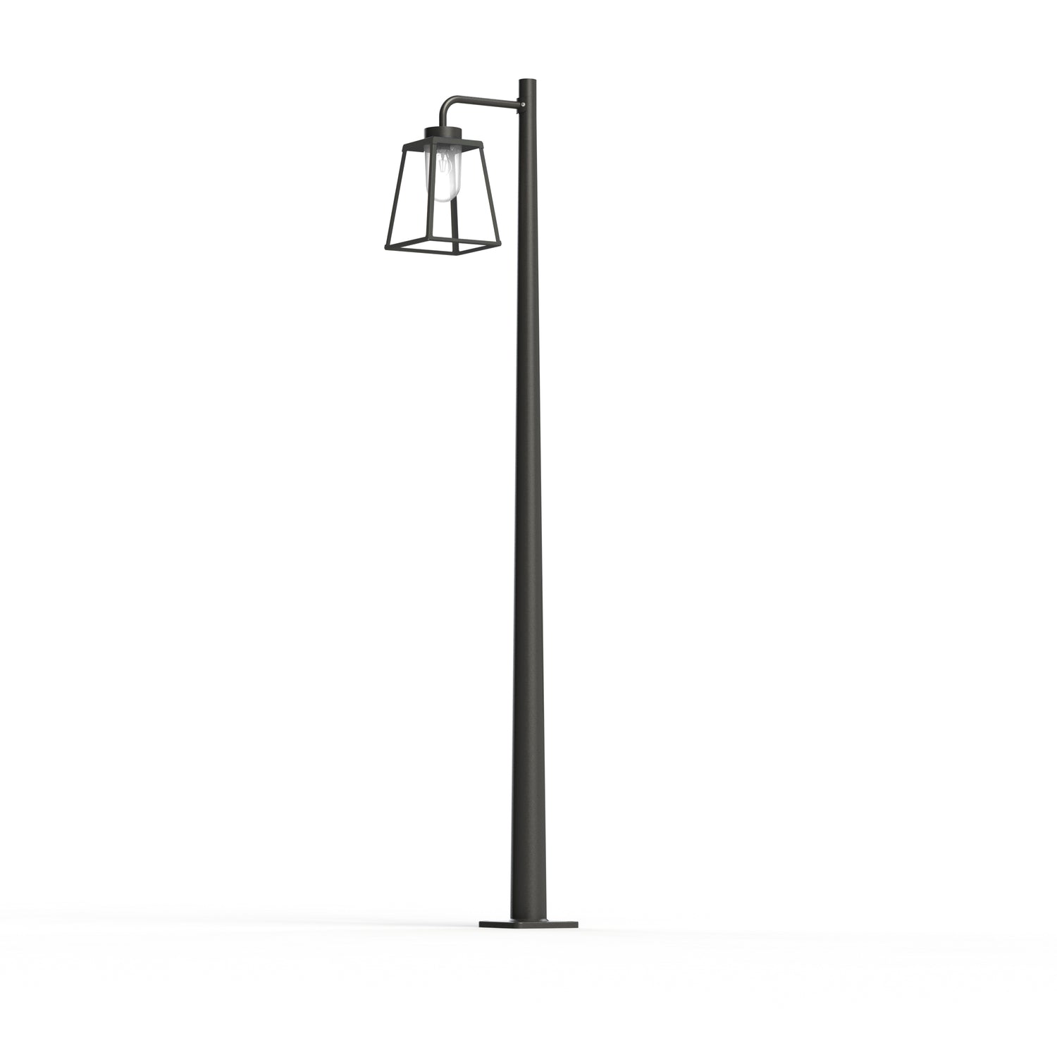 Lampadaire Lampiok 2 N°4 diffuseur clair Gris noir 107 178011107