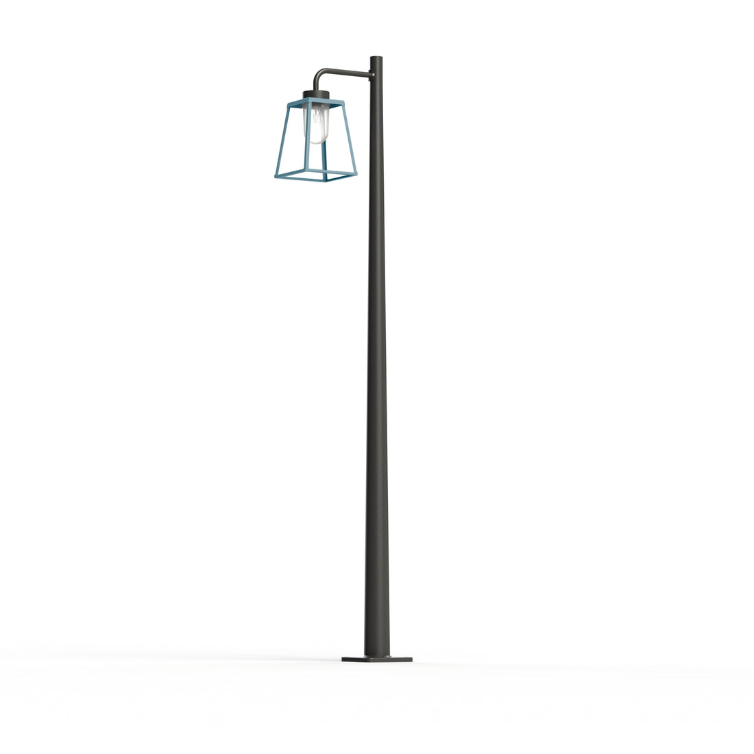 Lampadaire Lampiok 2 N°4 diffuseur clair Bleu 111 - Gris noir 107 178011111