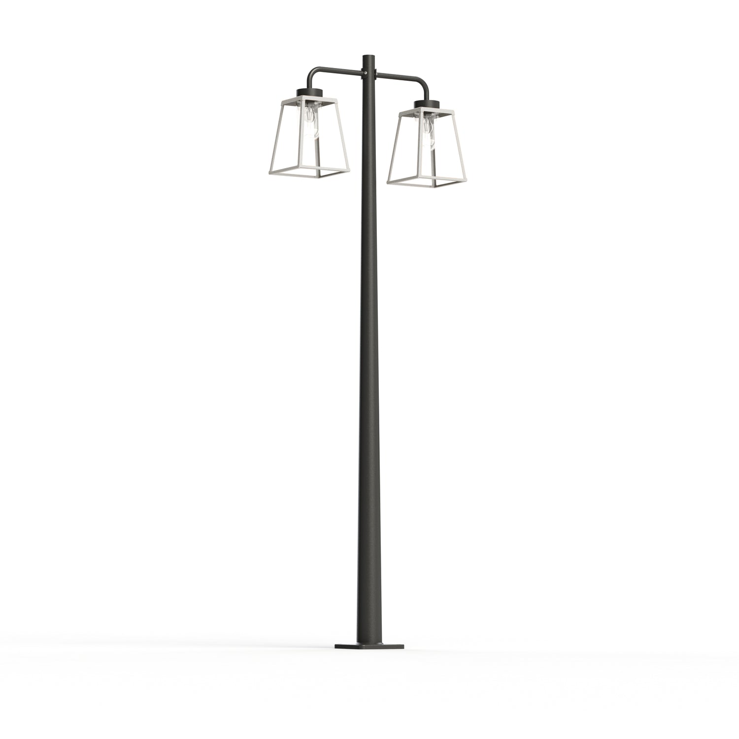 Lampadaire Lampiok 2 N°5 diffuseur clair Blanc pur 101 - Gris noir 107 178013101