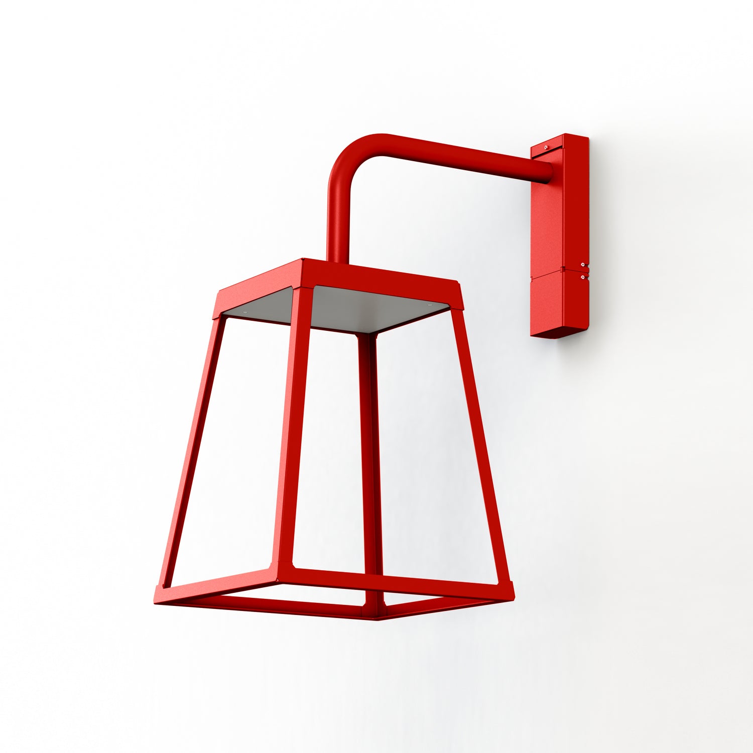 Applique Lampiok 4 N°1 LED 35w 3000°k clair Rouge tomate 110 175024110