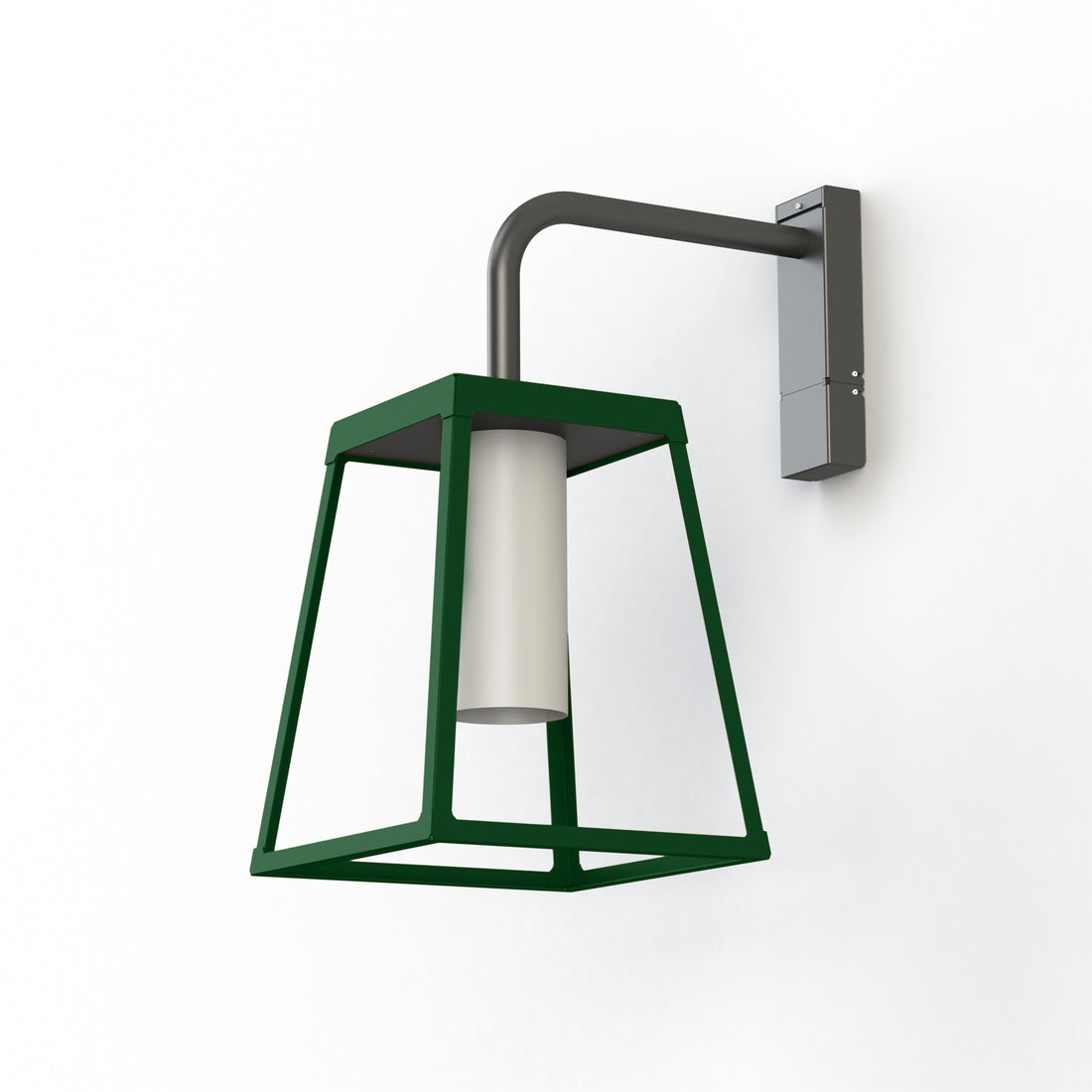 Applique Lampiok 4 N°2 LED 35w 3000°k tube PMMA Gris noir 107 - Vert sapin 067 175225067