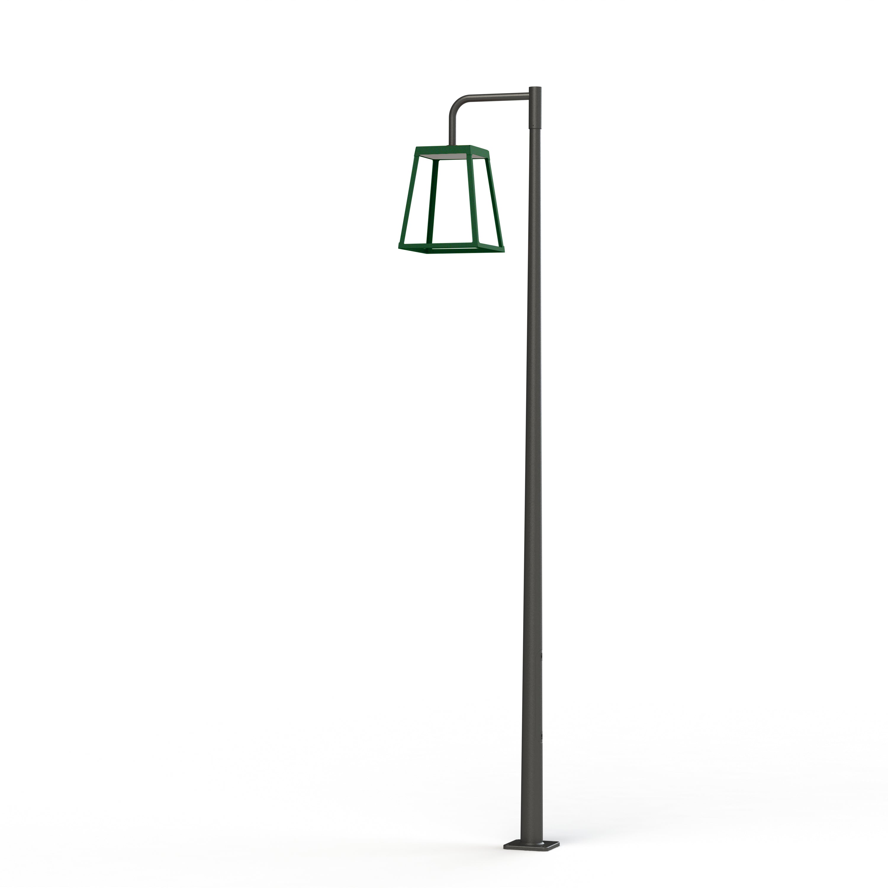 Lampadaire Lampiok 4 N°3 LED 35w 2700°k PMMA opale Gris noir 107- Vert 067 175235067