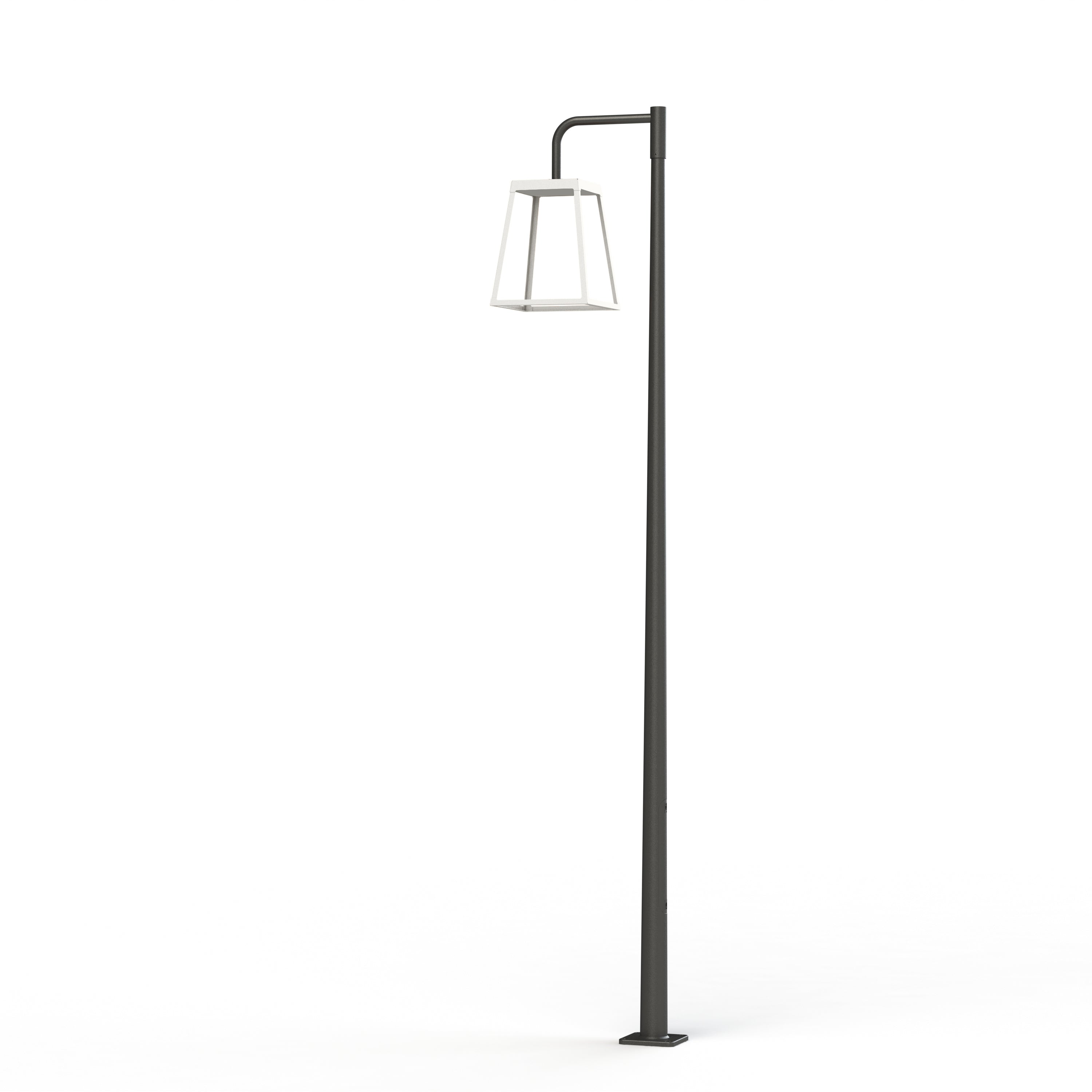 Lampadaire Lampiok 4 N°3 LED 35w 3000°k opale Gris noir 107 - Blanc pur 101 175226101