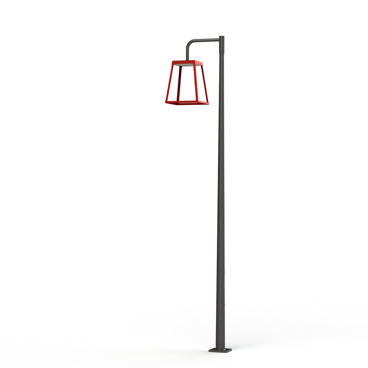 Lampadaire Lampiok 4 N°3 LED 35w 3000°k opale Gris noir 107 - Rouge tomate 110 175226110