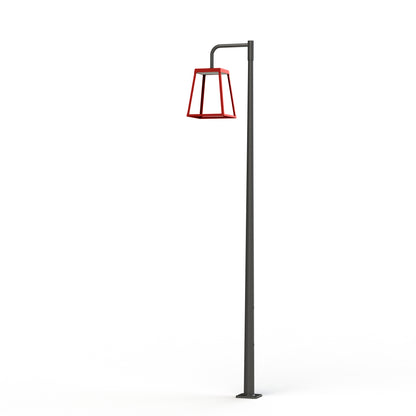 Lampadaire Lampiok 4 N°3 LED 35w 3000°k opale Gris noir 107 - Rouge tomate 110 175226110