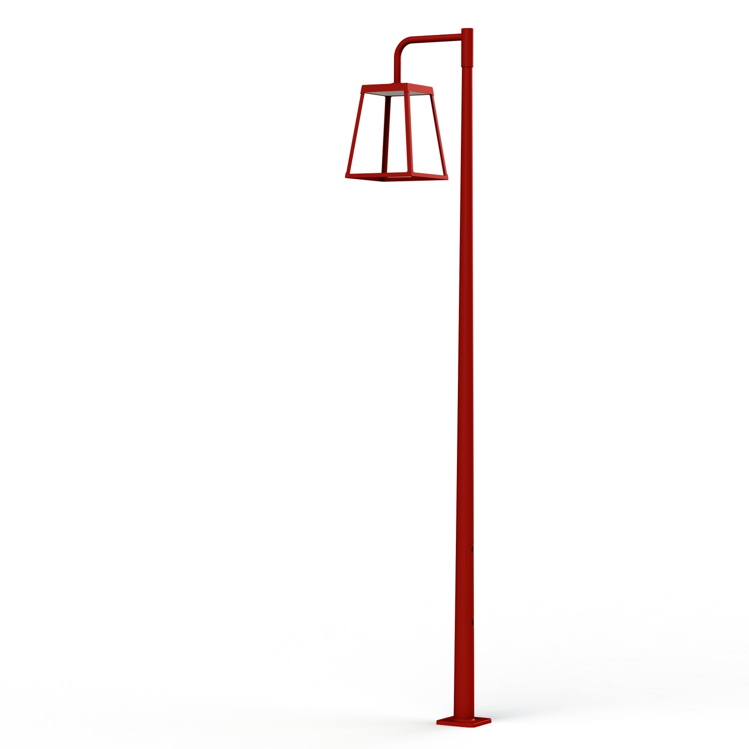 Lampadaire Lampiok 4 N°3 LED 35w 3000°k opale Rouge tomate 110 175026110