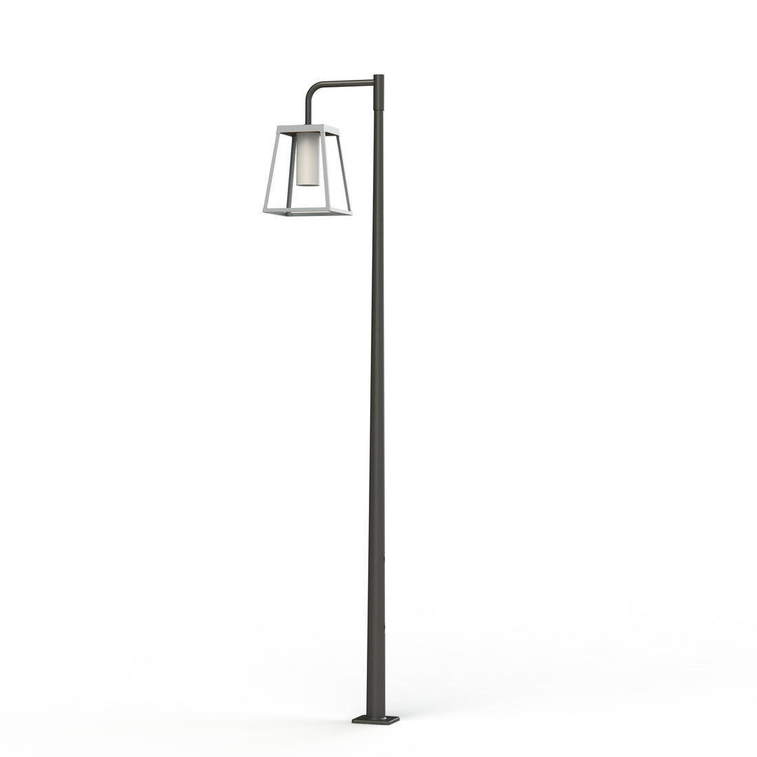 Lampadaire Lampiok 4 N°4 LED 35w 3000°k tube PMMA Gris noir 107 - Gris soie 105 175228105