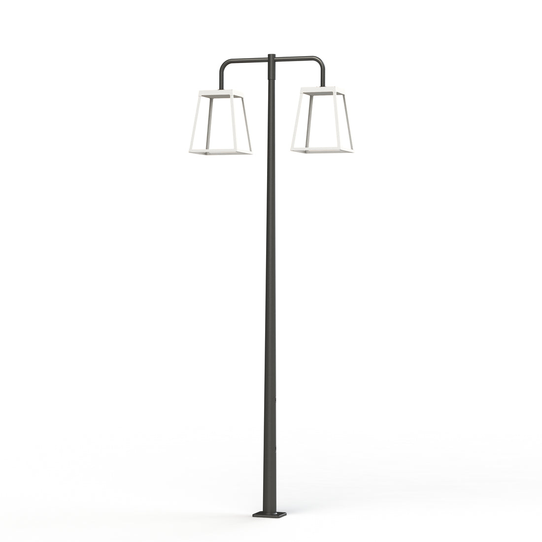 Lampadaire Lampiok 4 N°5 LED 35w 3000°k opale Gris noir 107 - Blanc pur 101 175229101