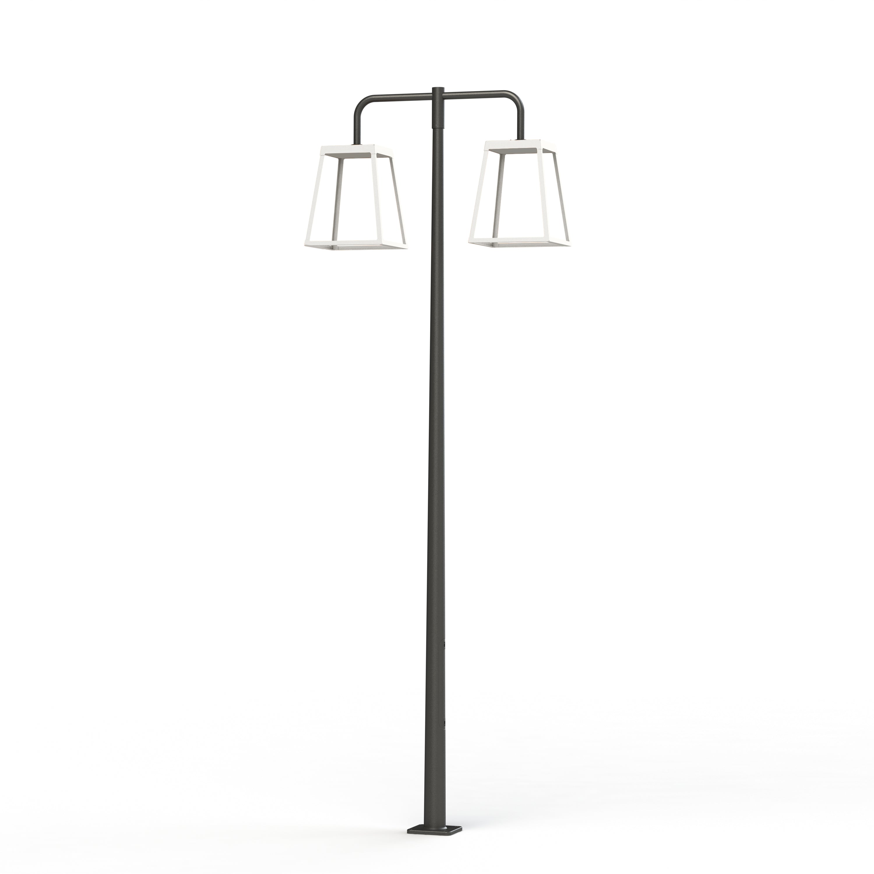 Lampadaire Lampiok 4 N°5 LED 35w 3000°k clair Gris noir 107 - Blanc pur 101 175230101