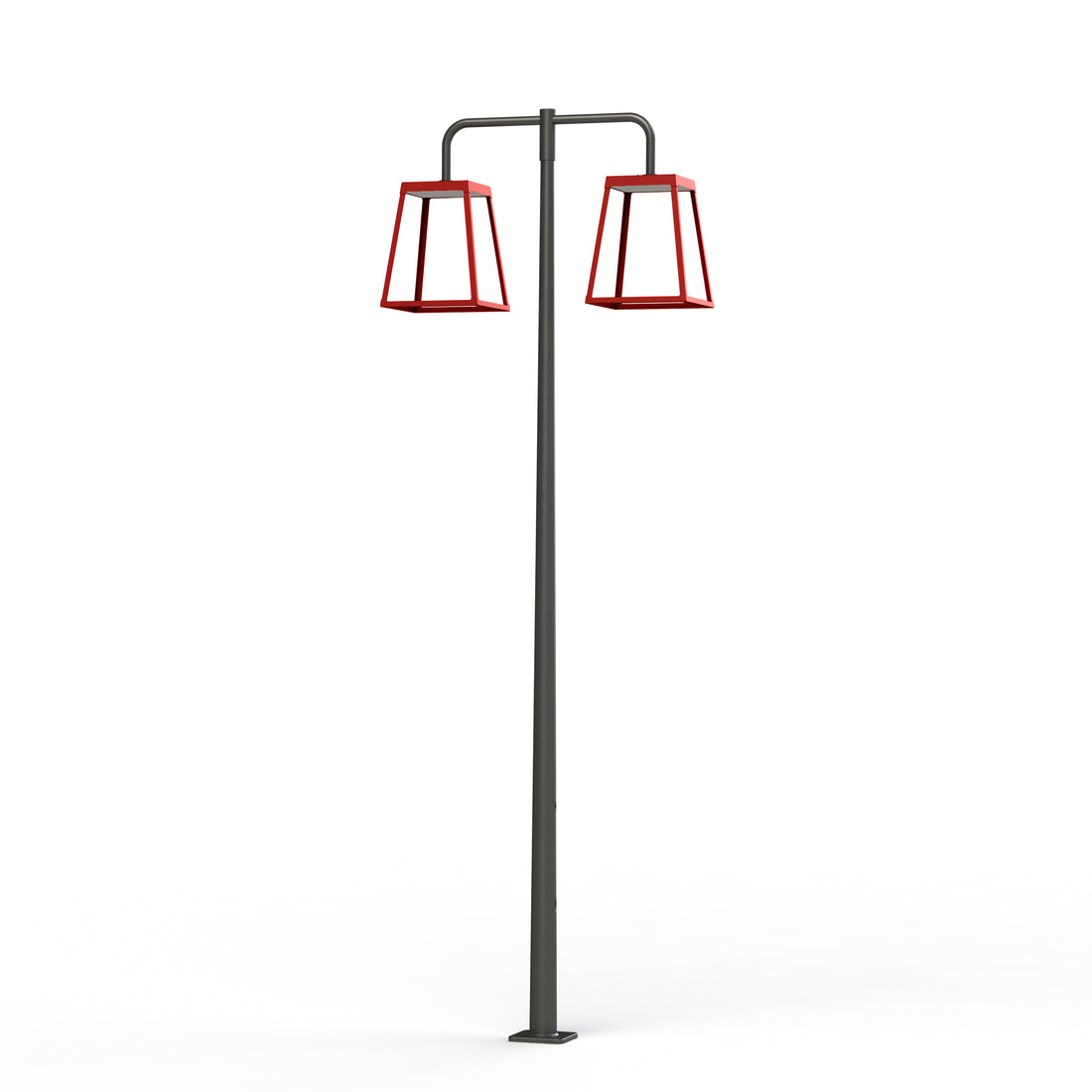 Lampadaire Lampiok 4 N°5 LED 35w 3000°k opale Gris noir 107 - Rouge tomate 110 175229110