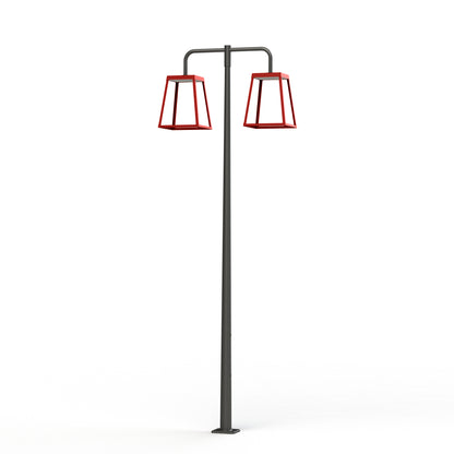 Lampadaire Lampiok 4 N°5 LED 35w 3000°k opale Gris noir 107 - Rouge tomate 110 175229110