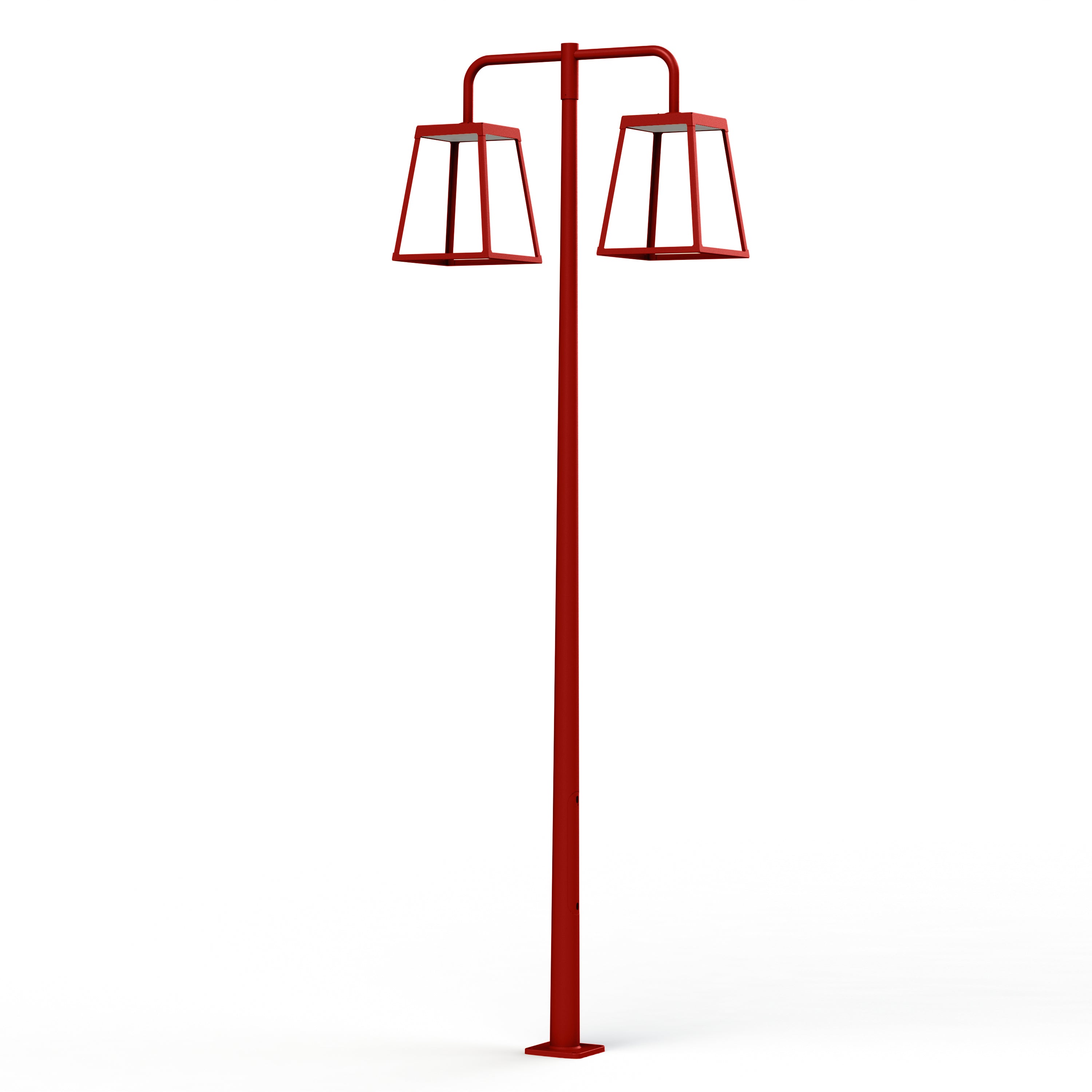 Lampadaire Lampiok 4 N°5 LED 35w 3000°k opale Rouge tomate 110 175029110