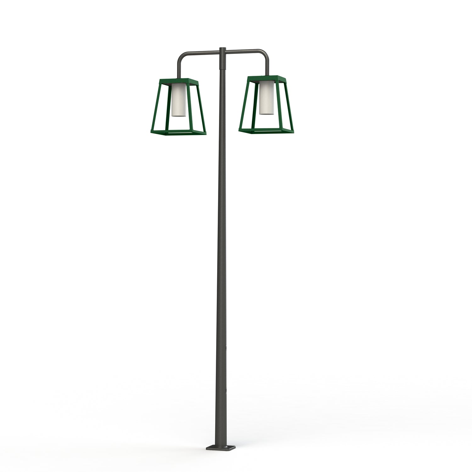 Lampadaire Lampiok 4 N°6 LED 35w 3000°k tube PMMA Gris noir 107 - Vert sapin 067 175231067