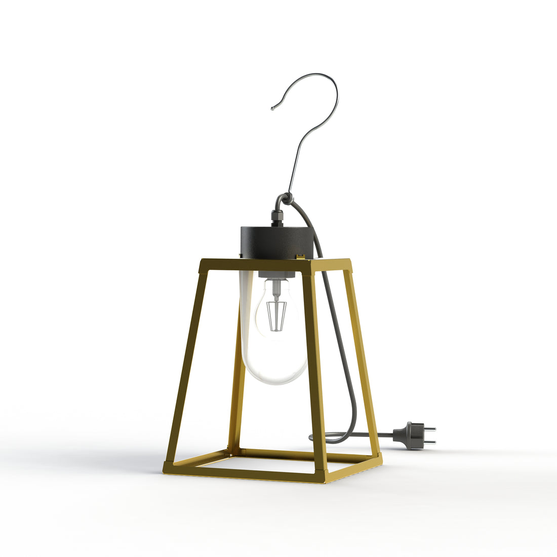 Luminaire mobile Lampiok 1 N°1 prise type J clair Laiton vernis teinté 070 131001070-ch