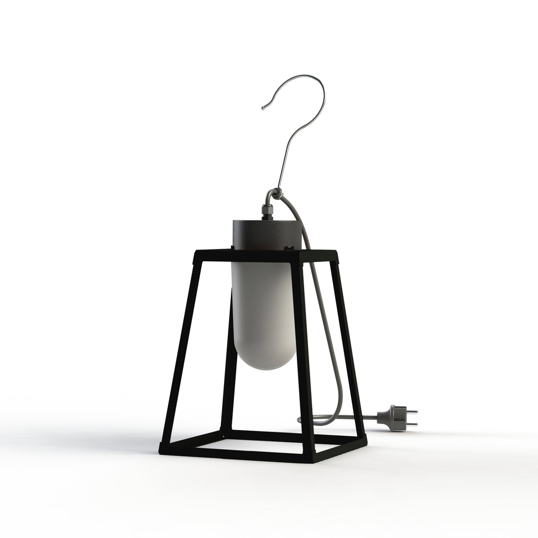 Luminaire mobile Lampiok 1 N°1 opale Gris noir 107 131002107