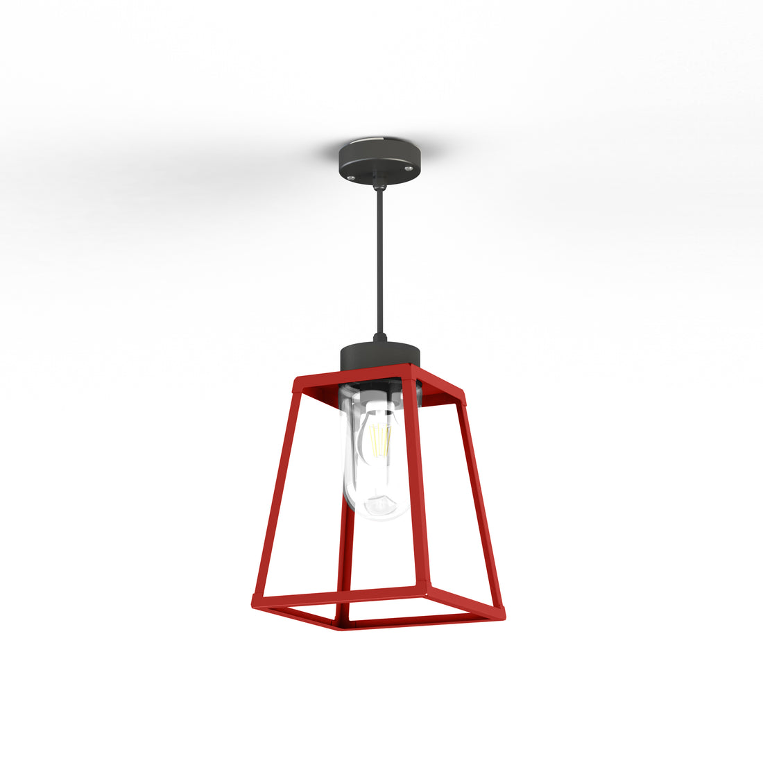 Suspension Lampiok 1 N°3 clair Rouge tomate 110