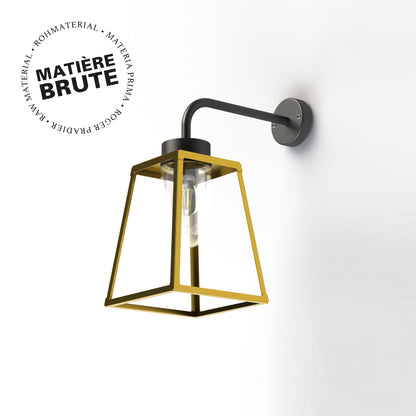 Applique Lampiok 1 N°5 Laiton brut 072 Diffuseur clair 131009072