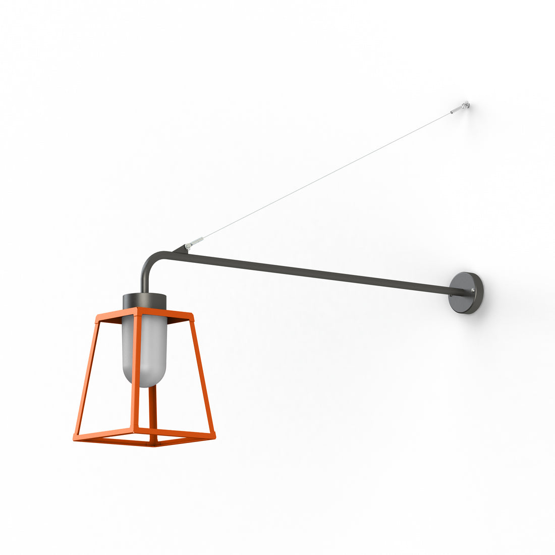Applique Lampiok 1 N°6 opale Orangé pur 014 131012014