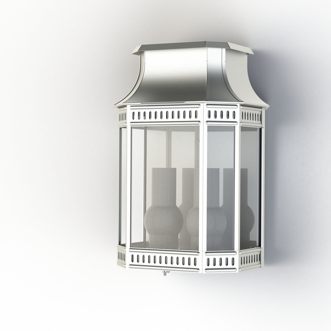 Applique Louis Philippe 2 N°1 Zinc brut 092 135002092