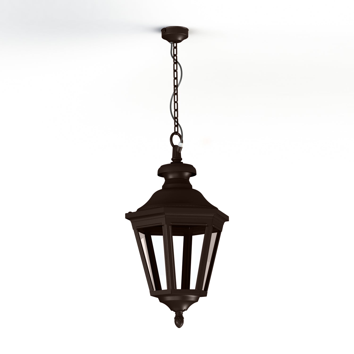 Suspension Louis XIII N°1 LED 2700°K Rouille 046