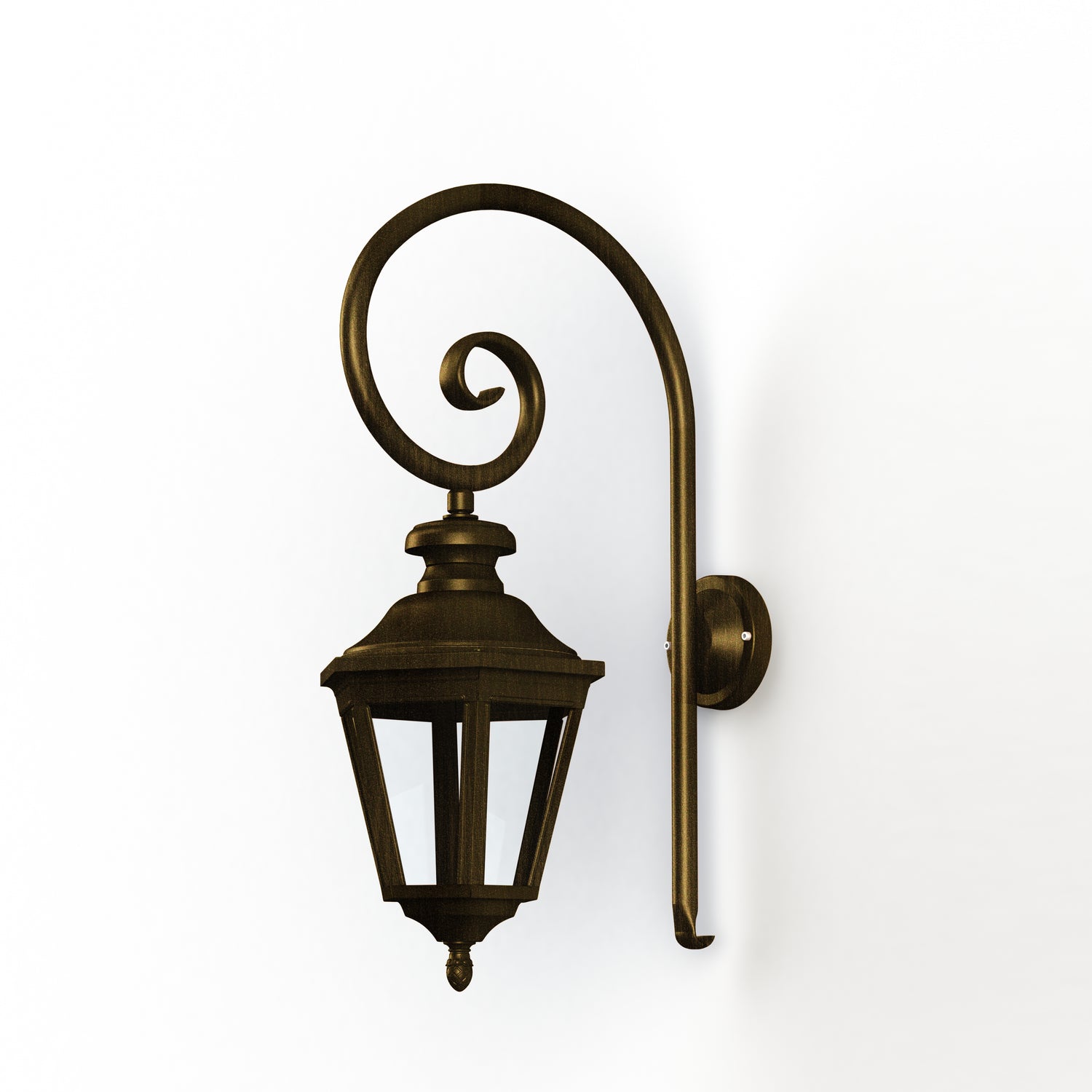 Applique Louis XIII N°3 LED 2700°K Patiné doré 009 130106009