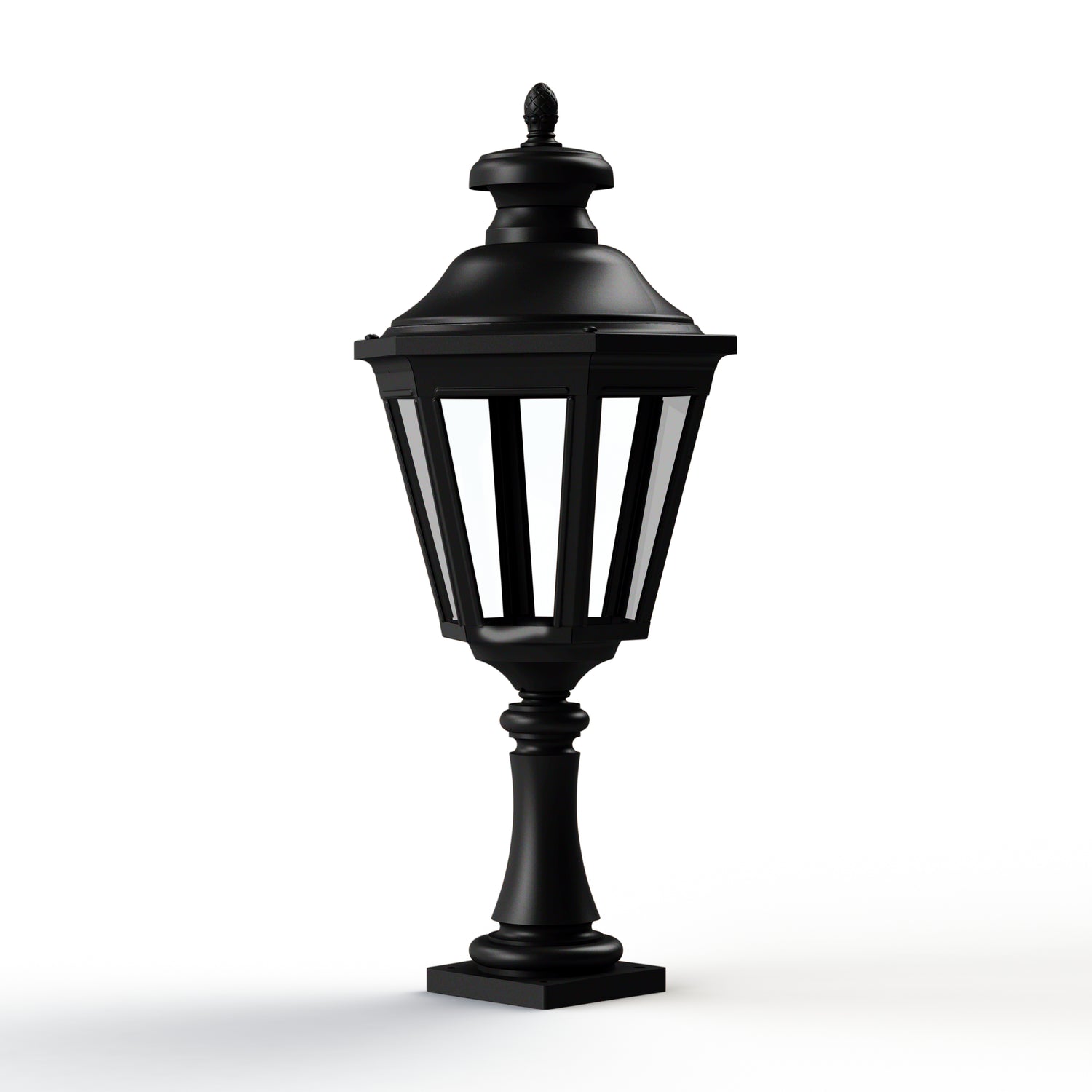 Borne Louis XIII N°5 LED 2700°K Noir foncé 000