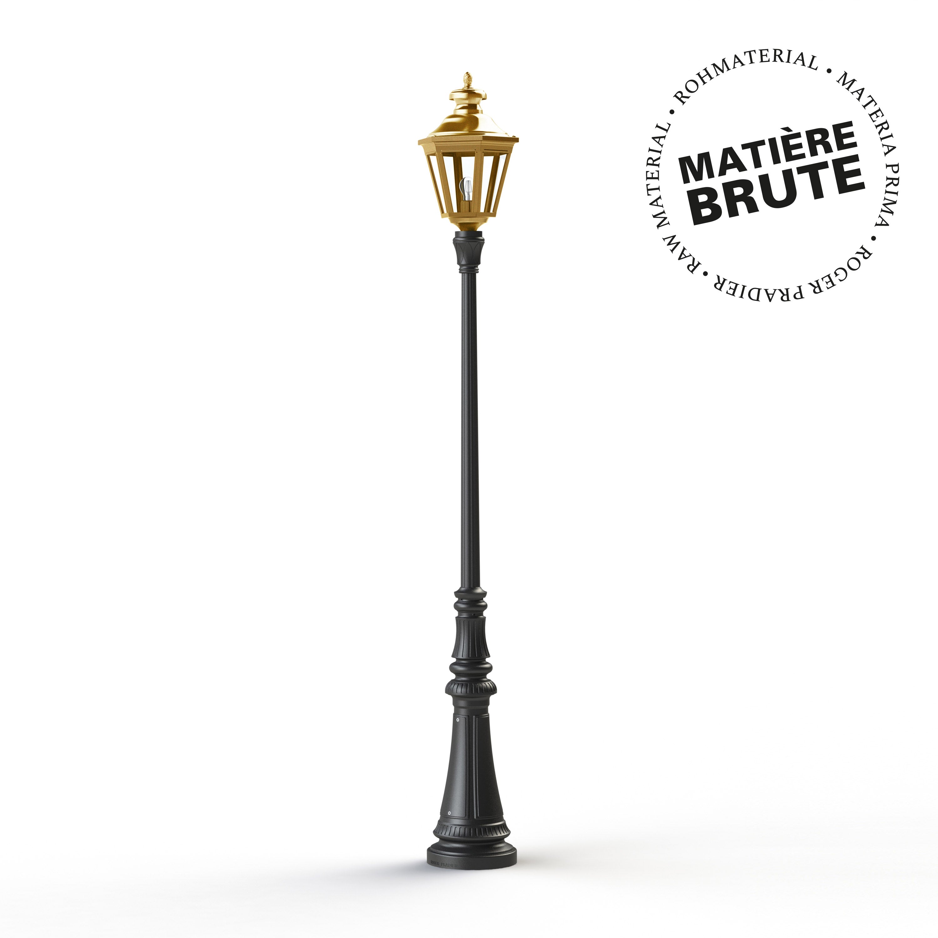 Lampadaire Louis XIII N°6 Laiton brut 072 130011072