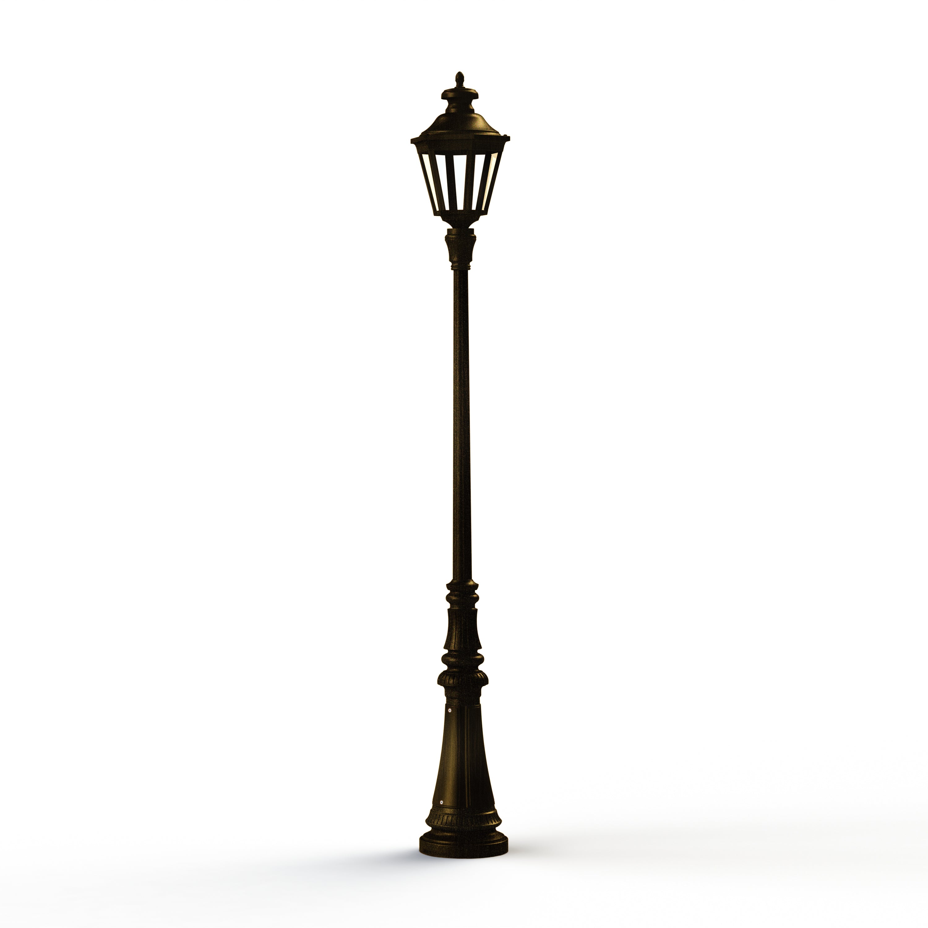 Lampadaire Louis XIII N°6 LED 2700°K Patiné doré 009 130112009