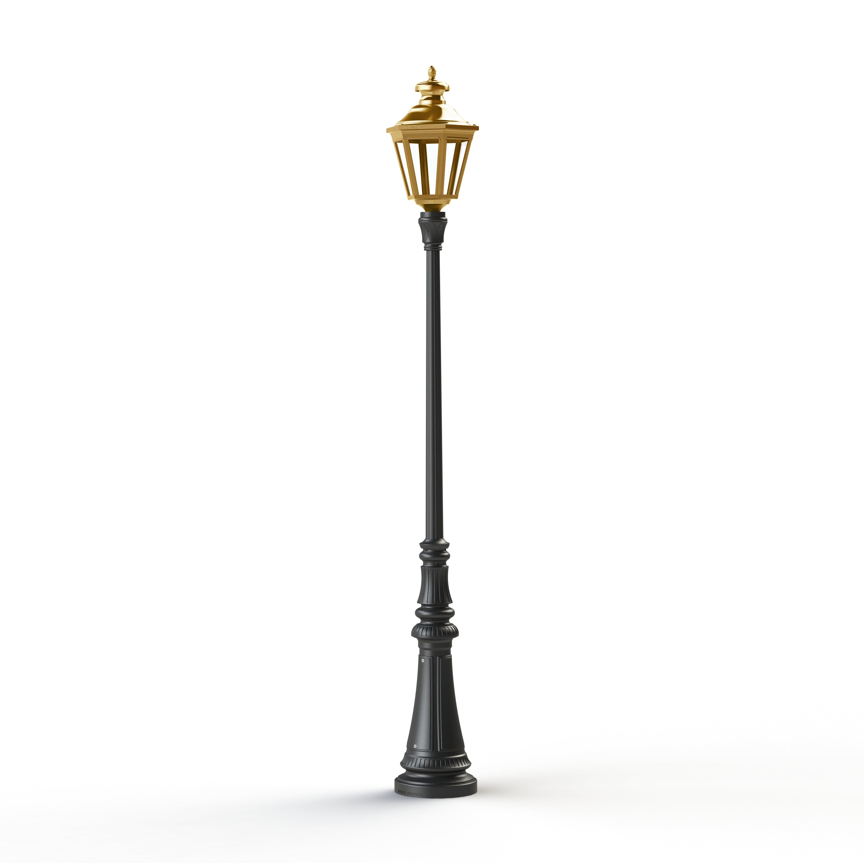 Lampadaire Louis XIII N°6 LED 2700°K Laiton vernis teinté 070 130112070