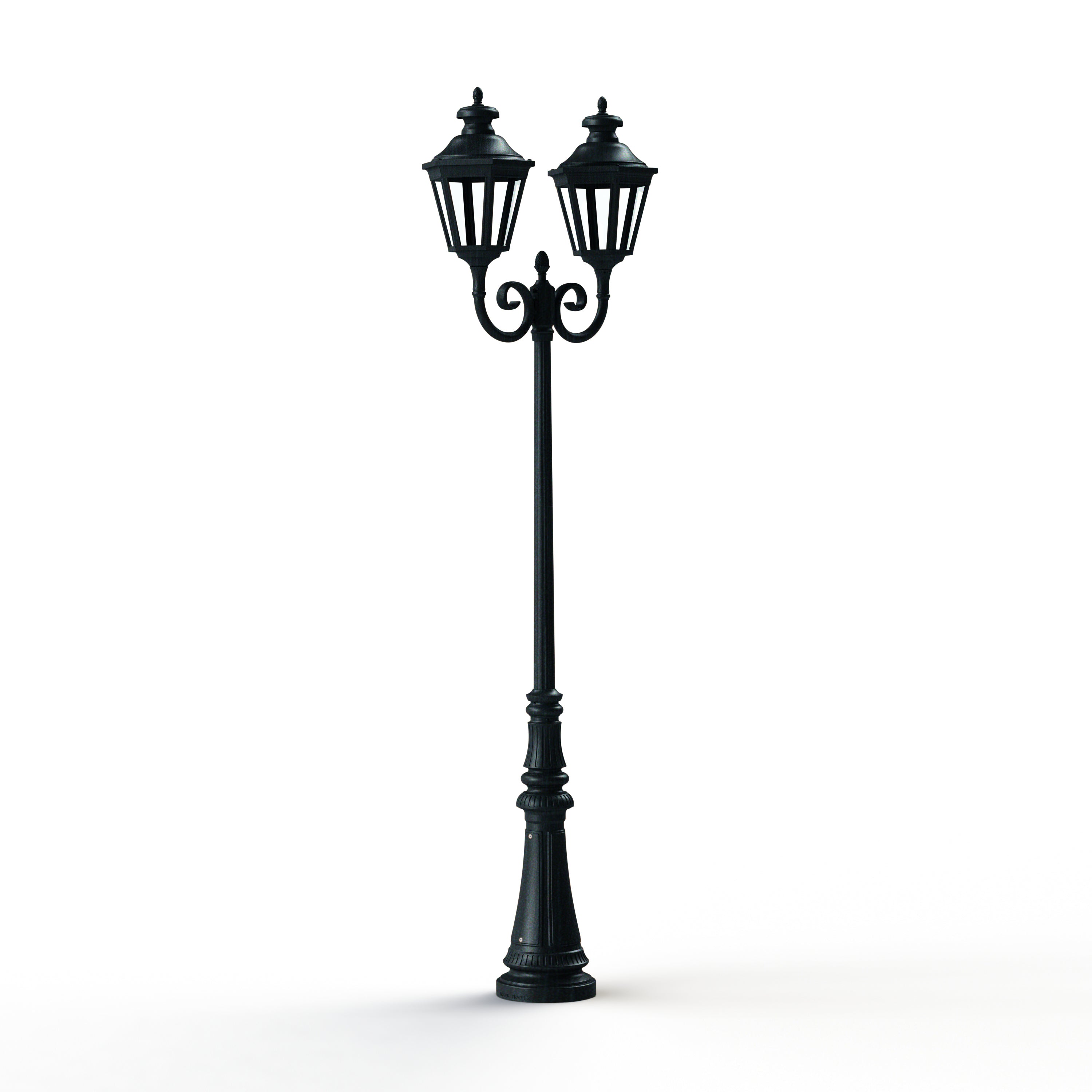 Lampadaire Louis XIII N°7 LED 2700°K Vert de gris 008 130114008