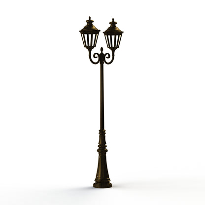 Lampadaire Louis XIII N°7 LED 2700°K Patiné doré 009 130114009